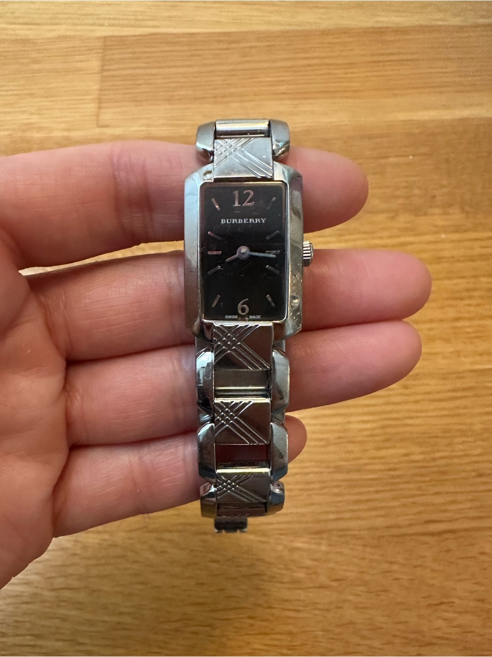 Burberry stainless steel watch